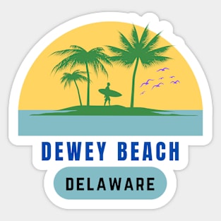Dewey Beach Delaware Sticker